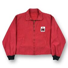Jaqueta cropped vintage anos 50 International Harvester tratores agrícolas sanforizada GG, usado comprar usado  Enviando para Brazil