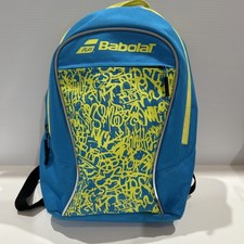 Mochila Babolat equipamento de tênis bolsa de sapatos colorida pacote pequeno rabisco azul, usado comprar usado  Enviando para Brazil