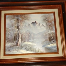 woods painting winter for sale woods painting winter for sale Lafayette