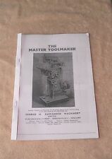 Alexander master toolmaker for sale  MANSFIELD