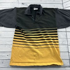 Camisa polo masculina 40 vintage rugby importada manga curta listrada botão frontal  comprar usado  Enviando para Brazil