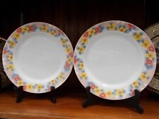 Assiettes bordure fleurie d'occasion  Mirambeau