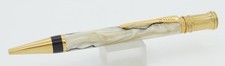 Caneta esferográfica Parker Duofold pérola e preta com acabamento dourado - 1995 - Fabricada no Reino Unido comprar usado  Enviando para Brazil