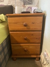 Drawer bedside brown for sale  LONDON