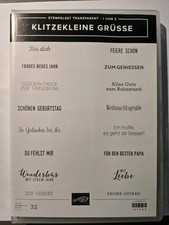 Stampin stempelset klitzeklein gebraucht kaufen  Buchholz i.d. Nordheide