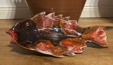 Portaoggetti pesce ceramica usato  Montecatini Terme
