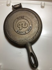 Panelas vintage Roma ferro fundido 2 peças máquina de waffle articulada, 7" X 11" muito bom estado usado comprar usado Panelas vintage Roma ferro fundido 2 peças máquina de waffle articulada, 7" X 11" muito bom estado usado comprar usado  Enviando para Brazil
