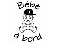 Stickers bebe bord d'occasion  Saint-Julien-Chapteuil