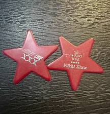PICARETA DE GUITARRA MOTLEY CRUE #1 / NIKKI SIXX / HOLLYWOOD WALK STAR comprar usado  Enviando para Brazil