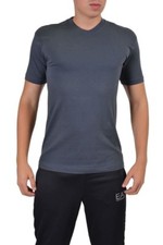 Camiseta Emporio Armani masculina cinza gola V manga curta EUA S IT 48 EU M comprar usado  Enviando para Brazil