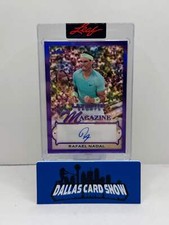 2024 Leaf Ultimate Sports #USM-RN1 Rafael Nadal revista roxa autógrafo /7 comprar usado  Enviando para Brazil