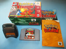 Juego Pokemon Stadium (Nintendo 64) N64 con paquete de transferencia, caja y manual segunda mano  Embacar hacia Argentina