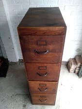 Vintage wooden filing for sale  DARLINGTON
