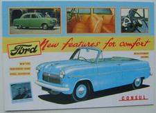 Cartão postal moderno Ford Consul Mk 1 grande formato por Jenna comprar usado  Enviando para Brazil