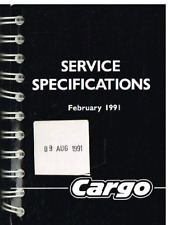 FORD IVECO CARGO (COM MOTOR FORD PERKINS DEUTZ CUMMINS) '91 LIVRO DE ESPECIFICAÇÕES DE SERVIÇO comprar usado  Enviando para Brazil