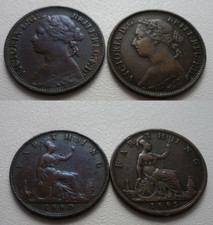 1farthing 1880 1885 gebraucht kaufen  Deutschland