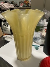 Yellow vase for sale  LEEDS