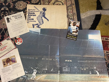 Kit de associação HANK AARON 715 Club Magnavox TV premium MLB PIN~24x36 POSTER~CARTÃO, usado comprar usado  Enviando para Brazil