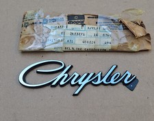 1979 1981 Cordoba 81 Newport NOS MoPar tampa do porta-malas "Chrysler" EMBLEMA DO ROTEIRO comprar usado  Enviando para Brazil