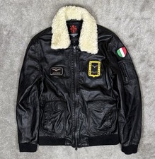 Jacket leather vintage usato  Cervino