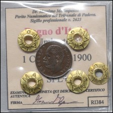 Regno italia centesimo usato  Due Carrare