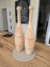 Indian clubs wooden for sale  RAINHAM