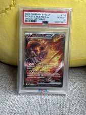 2025 Pokemon SV10 JP Rocket's Moltres Ex Special Art Rzadki PSA 10 124/098 na sprzedaż  Wysyłka do Poland