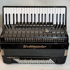 Acordeão WELTMEISTER METEOR 120 baixo piano excelente comprar usado  Enviando para Brazil