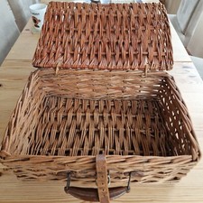 Wicker picnic hamper for sale  MORPETH