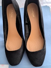 Black platform shoes for sale  ROTHERHAM