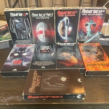 Friday The 13th and Jason Goes To Hell VHS Collection set of 9 comprar usado  Enviando para Brazil