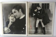 2 peças fotografias de Ramon Novarro Dorothy Jordan 10x13 Devil May Care 1929 comprar usado  Enviando para Brazil