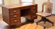 Vintage walnut office for sale  Warrenville