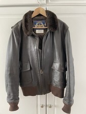 Navy leather aviators for sale  DONCASTER