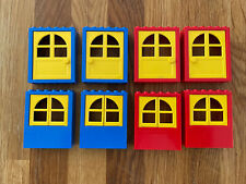 LEGO FABULAND piezas de repuesto vintage - ventanas y puertas - rojo segunda mano  Embacar hacia Mexico