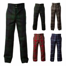Men tartan trousers for sale  LEICESTER