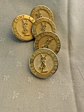 YVES SAINT LAURENT Vintage Knopf Gold Logo / Preis pro Knopf / 20 mm comprar usado  Enviando para Brazil