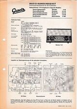 Manuale servizio graetz usato  Spedire a Italy