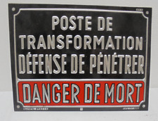 Jolie plaque aluminium d'occasion  Bar-le-Duc