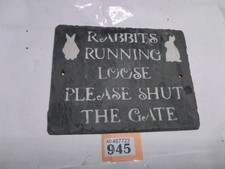 Rabbit sign please for sale  BRISTOL