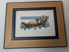 Vintage needlepoint lounging for sale  South Bend