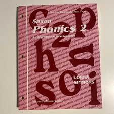 Saxon Phonics 2 Student Workbook Part Two by Lorna Simmons Like New segunda mano  Embacar hacia Mexico