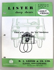 Land rover lister for sale  LEICESTER