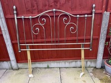 brass headboards double bed for sale  STOCKPORT