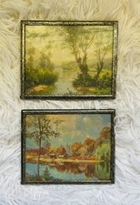 Vintage landscape lithographs for sale  Huntington