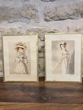 Paire gravures anciennes d'occasion  Sainte-Soulle