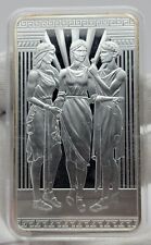 Barra de prata fina 10 oz The Three Graces The Great Engravers 999,9 Royal Mint, usado comprar usado  Enviando para Brazil