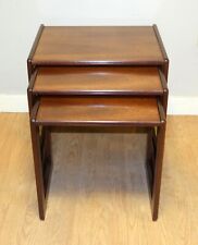 ADORÁVEL CONJUNTO DE 3 MESAS GPLAN ART DECO MARROM TECA NINHO comprar usado  Enviando para Brazil