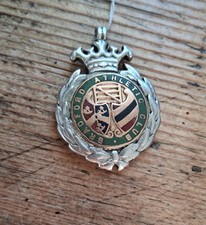 Silver enamel fob for sale  SUTTON-IN-ASHFIELD