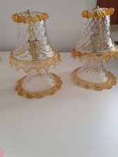 Lampade comodino cristallo usato  Venezia